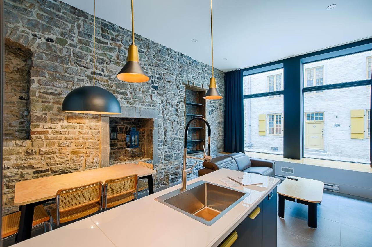 Апартаменти Les Lofts Notre-Dame - Par Les Lofts Vieux-Quebec Екстер'єр фото
