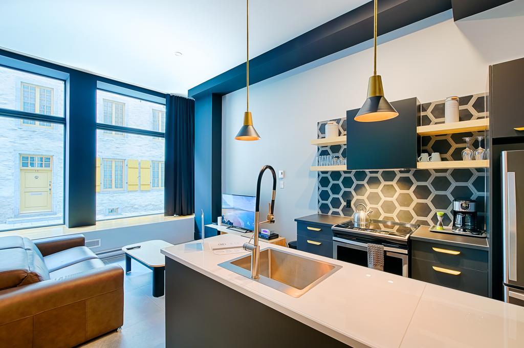 Апартаменти Les Lofts Notre-Dame - Par Les Lofts Vieux-Quebec Екстер'єр фото